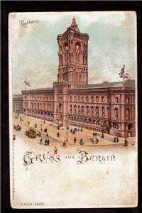   hold to light rathaus greetings from berlin germany postcard  