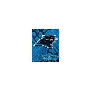  NFL Carolina Panthers Tattoo Super Plush Throw Sports 