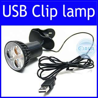 LED USB Port Clip On Spot Light Lamp For Laptop PC Notebook  