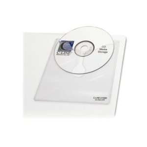  C line Self Adhesive CD Holder   Clear   CLI70568 Office 