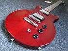 Hamer made in USA guitar transparent cherry classic axe like Gibson LP 