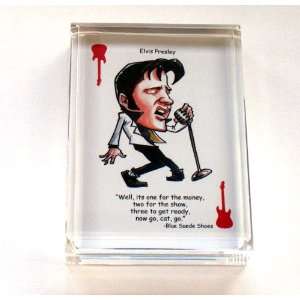    Elvis Presley paperweight or display piece 