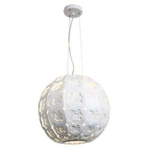  Access Lighting 50991 CRM/FST Lacey Laser Cut Sphere 