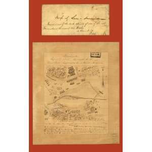 Civil War Map Memoranda, April 9, 1865, 10 oclock A.M., Clover Hill 