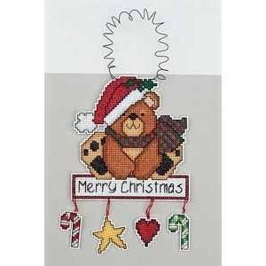  Santa Bear Counted Cross Stitch Wizzer Kit