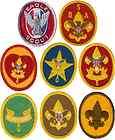 Boy Cub Eagle Scout Rank Patch Uniform Merit Badge Lot BSA Pin Medal 