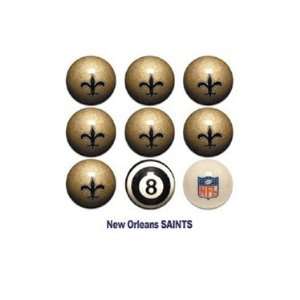  New Orleans Saints Billiards Ball Set(7 Team, 1 Cue,1 ~ 8 