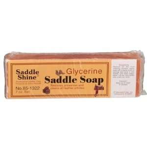    7 Oz. Saddle Shine Glycerine Saddle Soap Bar