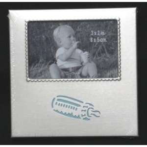 Easel Back Silver Metal 2x3 Baby Photo Frame Baby