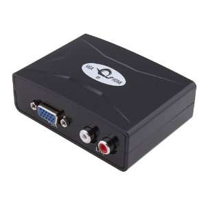  VGA Video + L/R Audio to HDMI Converter Box Addapter Electronics