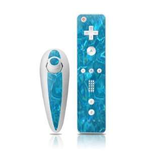 Swimmer Design Nintendo Wii Nunchuk + Remote Controller Protector Skin 