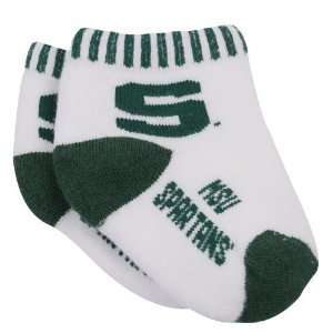  NCAA Michigan State Spartans Infant White Green Circus 
