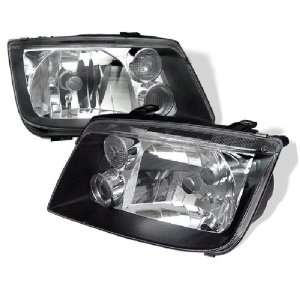  Jetta 1999 2000 01 02 03 04 05 Crystal Headlights   Black Automotive