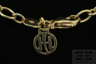 John Hardy 18K Yellow Gold & Citrine Round Pendant Necklace  