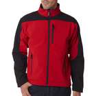 Storm Creek Mens StormX Soft Shell Jacket, Bright Red/ Black, Medium
