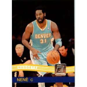  2010 / 2011 Donruss # 117 Nene Denver Nuggets NBA Trading 