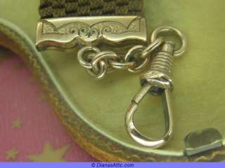 RARE VICTORIAN ANTIQUE HAIR BRACELET WATCH FOB *MOURNING* HORSE 