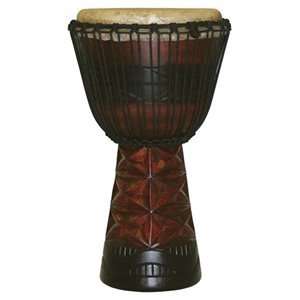    Ruby Pro African Djembe, 10 11 in. Head Musical Instruments