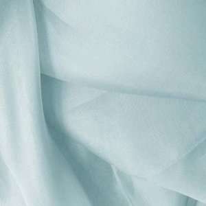  Silk Fabric Plain Organza Baby Blue
