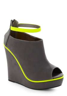   Light Rail Wedge   Urban, Grey, Yellow, Color Block, Statement, Wedge