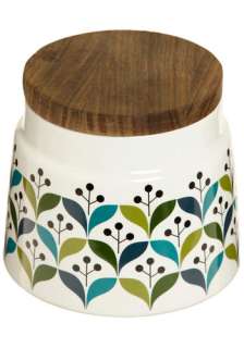 The Kind Kitchen Canister   White, Multi, Green, Blue