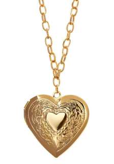 Close to Your Heart Locket  Mod Retro Vintage Necklaces  ModCloth 