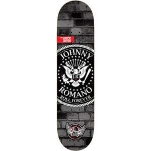  Real Johnny Romano Brick Skateboard Deck   8.02 x 31.75 
