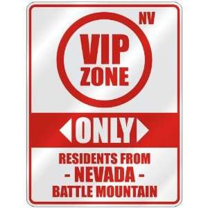   FROM BATTLE MOUNTAIN  PARKING SIGN USA CITY NEVADA