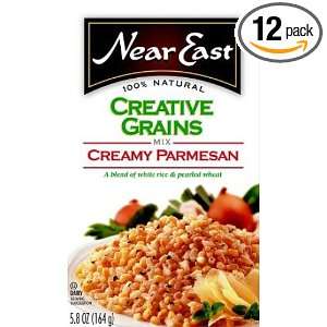 Near East Creamy Parmesan Creative Grains Mix, 5.8 Ounce Boxes (Pack 