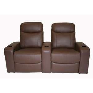 Cannes Home Theater Seats 2 Brown 