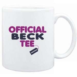   White  Official Beck tee   Original  Last Names