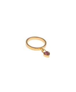 Gold (Gold) Dear Lola Gold Charm Ring  246358593  New Look