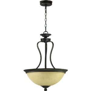  Old World Cole Transitional Three Light Bowl Pendant from the Cole Co