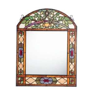  Conservatory Mirrored Arched Tiffany style Art Glass