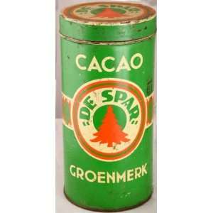  Kitchenware Tin Advertising Cacao Cocoa Green Everything 