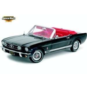  1/18 65 Mustang Gt Convt, Red Toys & Games