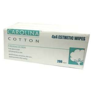 Carolina Cotton 4 x 4 Esthetic Wipes 200 Count