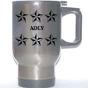  Personal Name Gift   ADLY Stainless Steel Mug (black 
