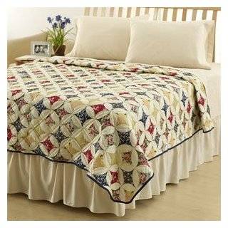  Tommy Bahama Blue Nautical Map White 3pc Full/queen Quilt 
