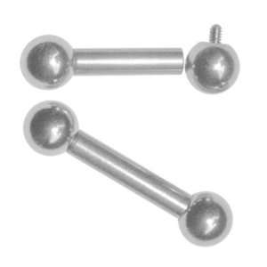 316L Implant Grade Surgical Steel Internally Threaded Barbell with 8mm 