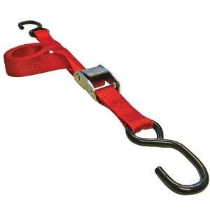   05605 Red 1 x 5.5 Cam Buckle Tie Down Strap, (Pack of 4) Automotive