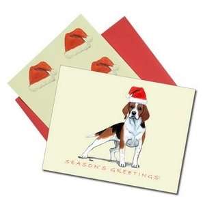  Santa Beagle Christmas Cards
