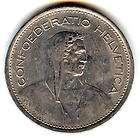 C2264 SWITZERLAND 5 FRANC COIN, 1968 B VF