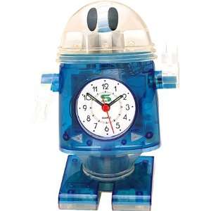  Riki Robot Gyrating Musical Alarm Clock Blue