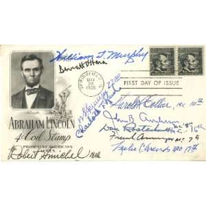 Illinois Congressmen of the 1960s Autographed Lincoln First Day Cover 