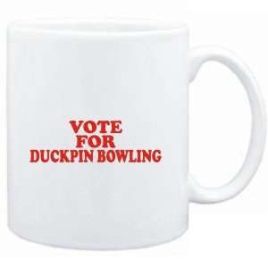  Mug White  VOTE FOR Duckpin Bowling  Sports