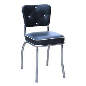  Seating Corp 4240BLK 4240 Lucy Diner Chair  Black  with 2 in. Box 