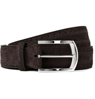    Accessories  Belts  Leather belts  Patterned Suede Belt