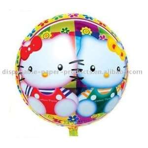  18 inch hello kitty round foil balloon foil balloon Toys & Games