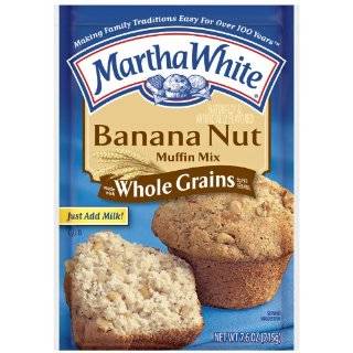 Martha White Whole Grain Banana Nut Muffin Mix, 7.6 Ounce (Pack of 12)